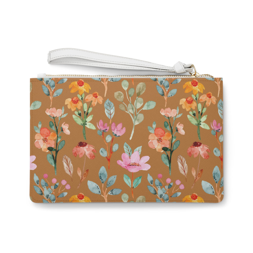 Chic Floral Clutch Bag, Boho Clutch, Evening Purse, Travel Makeup Bag, Gift for Her