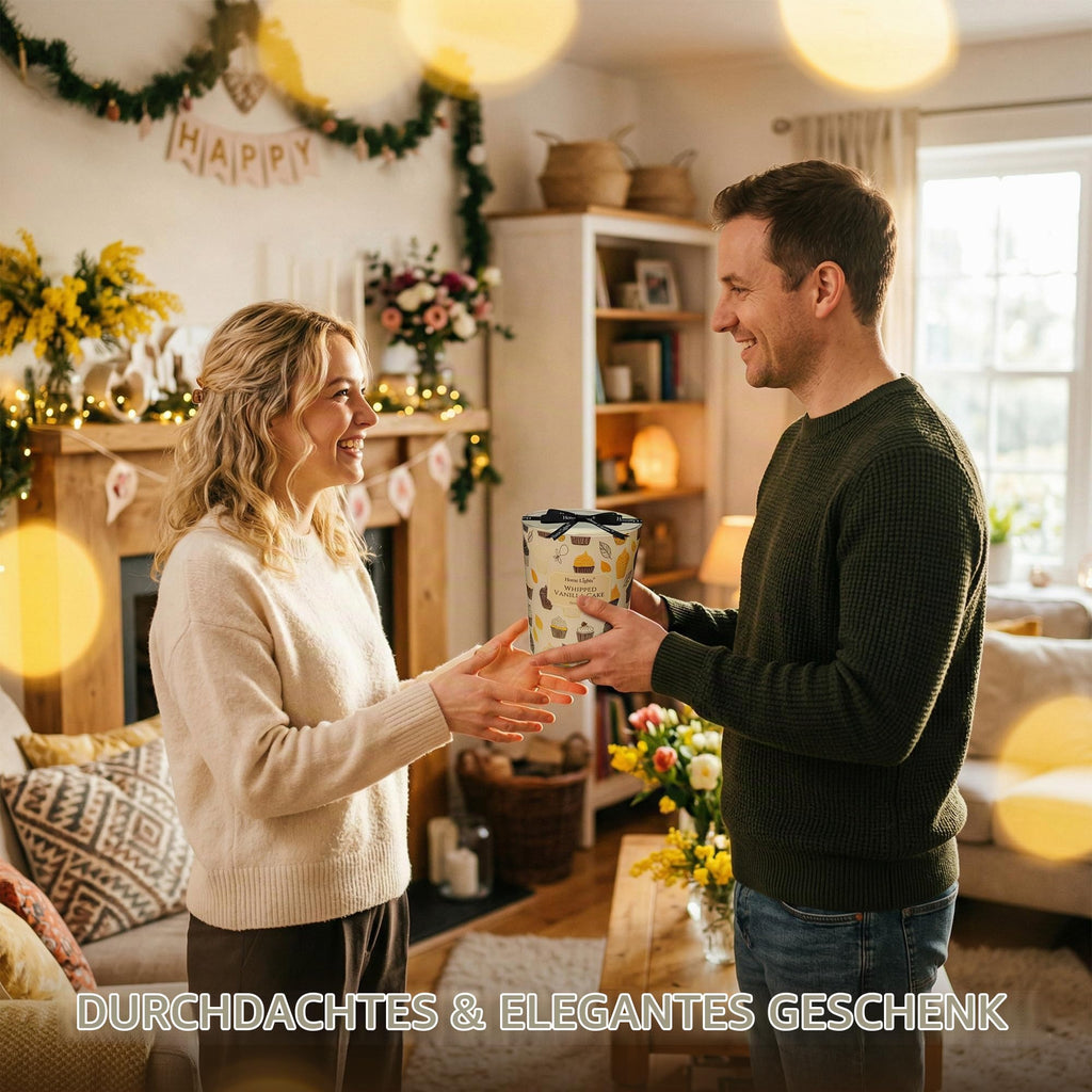 Home Lights Duftkerzen im glas 510g Soja Kerzen 4-Wick Kerzengläser Aromatherapie, Rauchfrei, 50h vollverbrannte Duftkerze Herbstkranz